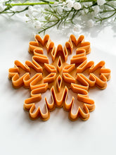 Load image into Gallery viewer, Snowflake Trinket Dish/Coaster Clay Cutter