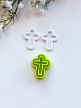 Load image into Gallery viewer, Cross Easter Skinny Polymer Clay Cutter