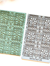 Load image into Gallery viewer, Ethnic Tile #2 Rubber Texture Mat for Polymer Clay