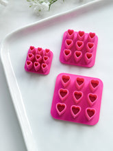 Load image into Gallery viewer, Heart-shaped Petal Cluster Polymer Clay Cutters
