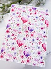 Load image into Gallery viewer, Transfer Paper 442 Pink & Purple Florals | Image Water Transfer