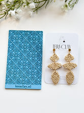 Load image into Gallery viewer, Ethnic Tile Rubber Texture Mat for Polymer Clay