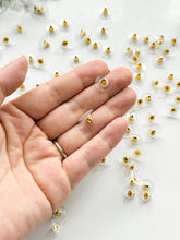 Load image into Gallery viewer, 100pcs Gold Plated / Stainless Steel Bullet Clutch Earring Backs