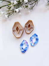 Load image into Gallery viewer, Rhombus Geometric Donut Polymer Clay Cutter