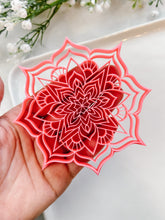 Load image into Gallery viewer, Mandala Trinket Dish Clay Cutter