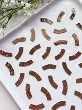 Load image into Gallery viewer, 18K Gold Plated Curved Rectangle with Two Holes