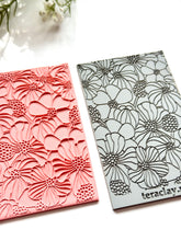 Load image into Gallery viewer, Florals Rubber Texture Mat for Polymer Clay