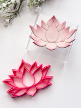 Load image into Gallery viewer, Lotus #2 Trinket Dish/Coaster Clay Cutter
