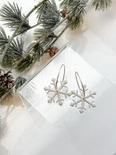 Load image into Gallery viewer, The Snowflake Hoops #2 (also in silver)