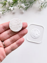 Load image into Gallery viewer, Summer Landscape Acrylic Texture Tile | Acrylic Embossing Stamp