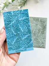 Load image into Gallery viewer, Large Monstera Leaves Rubber Texture Mat for Polymer Clay