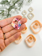 Load image into Gallery viewer, Rhombus Soft Donut Polymer Clay Cutter