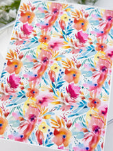 Load image into Gallery viewer, Transfer Paper 438 Pink Watercolor Flowers | Image Water Transfer