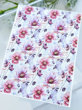 Load image into Gallery viewer, Transfer Paper 308 Red Watercolor Flowers | Image Water Transfer