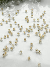 Load image into Gallery viewer, 100pcs 18K Gold Plated Silicone Butterfly Earring Backings