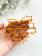 Load image into Gallery viewer, Maple Leaf Trinket Dish Clay Cutter
