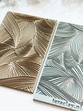 Load image into Gallery viewer, Wavy Swirls #2 Rubber Texture Mat for Polymer Clay