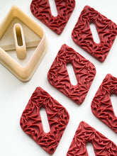 Load image into Gallery viewer, Rhombus Skinny Donut Polymer Clay Cutter