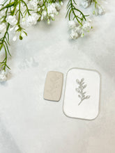 Load image into Gallery viewer, Olive Branch Acrylic Texture Tile | Acrylic Embossing Stamp