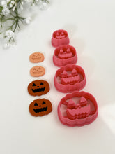 Load image into Gallery viewer, Jack-o’-Lantern Pumpkin 2025 Polymer Clay Cutter