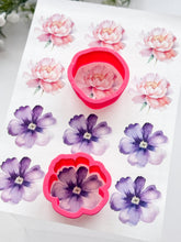 Load image into Gallery viewer, Transfer Paper 460 Peony & Purple Flower | Image Water Transfer