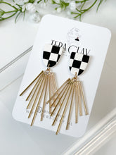 Load image into Gallery viewer, The Checkered Elegant Dangles