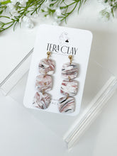 Load image into Gallery viewer, The Pink Marble Triple Squares