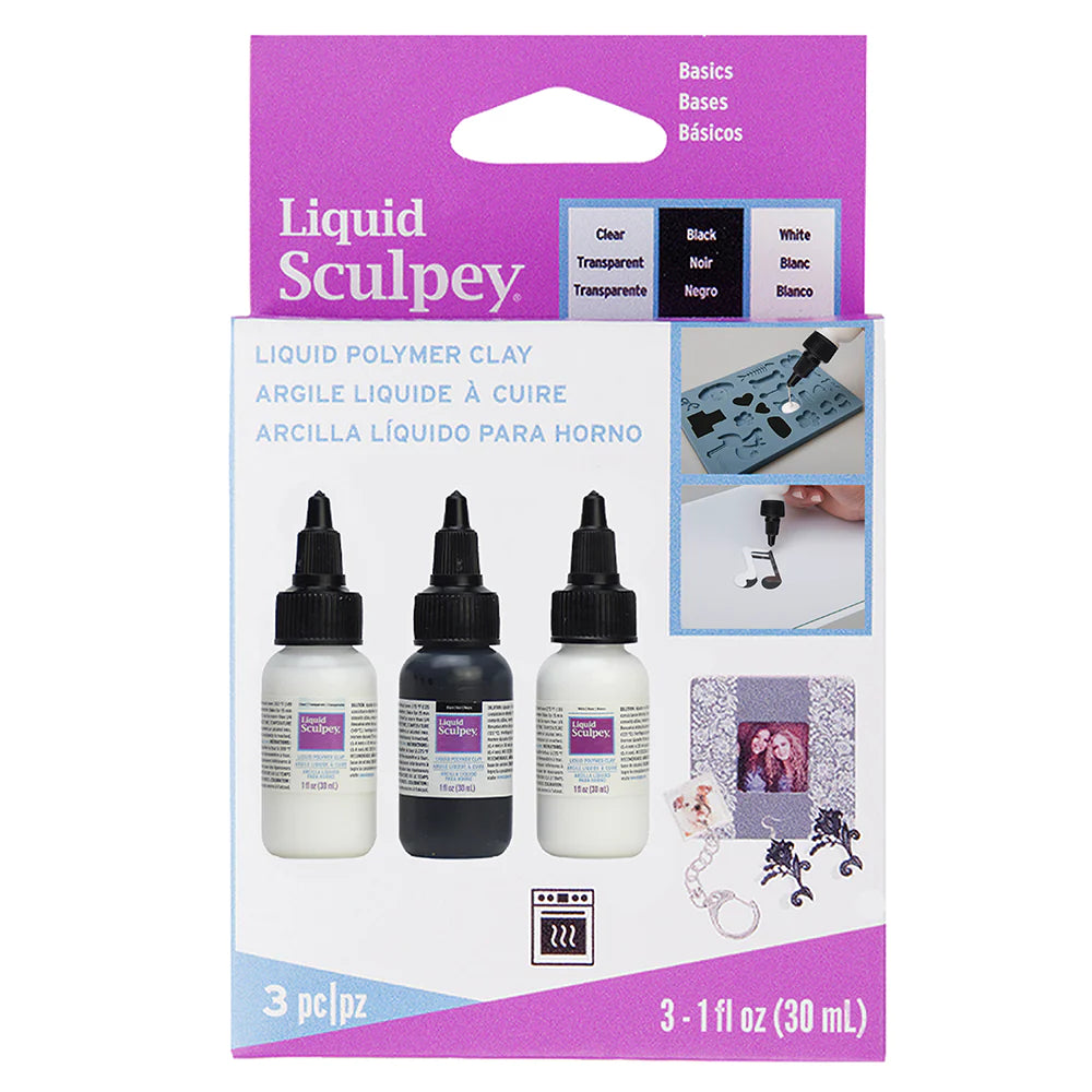 Liquid Sculpey Multipack - Basics 3 x (30 ml)