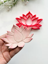 Load image into Gallery viewer, Lotus #2 Trinket Dish/Coaster Clay Cutter