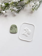 Load image into Gallery viewer, Easter Bunny #1 Acrylic Texture Tile | Acrylic Embossing Stamp
