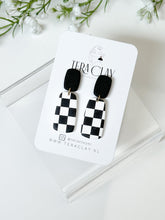 Load image into Gallery viewer, The Skinny Checkered Dangles