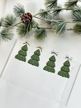 Load image into Gallery viewer, Scalloped Christmas Tree Detailed Polymer Clay Cutter