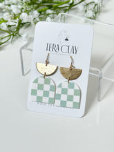 Load image into Gallery viewer, The Green Checkered Dangles