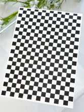 Load image into Gallery viewer, Transfer Paper 314 Black Checkerboard | Image Water Transfer