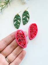 Load image into Gallery viewer, Tropical Leaf Detailed Polymer Clay Cutter