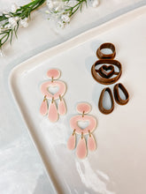 Load image into Gallery viewer, Organic Valentine’s Quadruple Dangle Polymer Clay Cutter Set