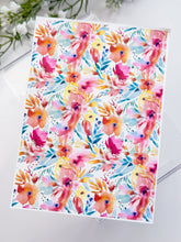 Load image into Gallery viewer, Transfer Paper 438 Pink Watercolor Flowers | Image Water Transfer