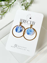 Load image into Gallery viewer, The Blue Watercolor Dangles
