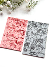 Load image into Gallery viewer, Florals Rubber Texture Mat for Polymer Clay