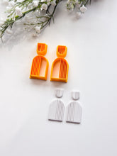 Load image into Gallery viewer, Arch Mirrored Half Lined Set Polymer Clay Cutters