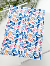 Load image into Gallery viewer, Transfer Paper 378 Purple & Orange Leaves | Image Water Transfer