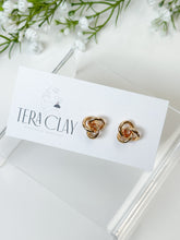 Load image into Gallery viewer, Gold-Plated Knot Studs