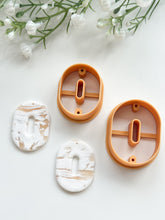 Load image into Gallery viewer, Fat Donut with Drill Guides Polymer Clay Cutters