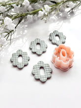 Load image into Gallery viewer, Scalloped Donut Polymer Clay Cutter with Drill Guides
