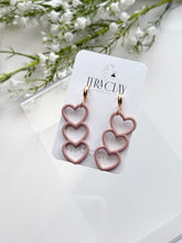 Load image into Gallery viewer, The Skinny Heart Dangles (also in silver)