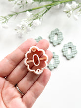 Load image into Gallery viewer, Scalloped Donut Polymer Clay Cutter with Drill Guides
