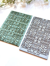 Load image into Gallery viewer, Ethnic Tile #2 Rubber Texture Mat for Polymer Clay