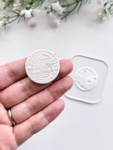 Load image into Gallery viewer, Summer Landscape Acrylic Texture Tile | Acrylic Embossing Stamp