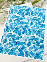 Load image into Gallery viewer, Transfer Paper 380 Blue Leaves | Image Water Transfer