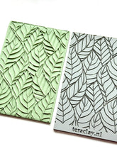 Load image into Gallery viewer, Wavy Leaves Rubber Texture Mat for Polymer Clay